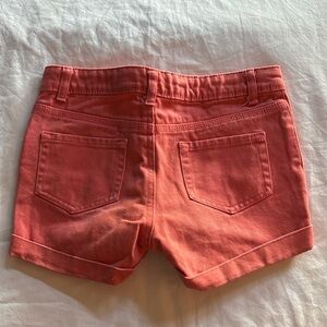 Cherokee Girls denim shorts L (10-12)
Coral color